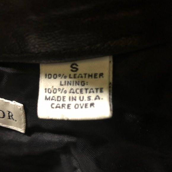 Vintage Ann Taylor Leather Vest - Picture 3 of 3